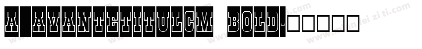 a_AvanteTitulCm Bold字体转换